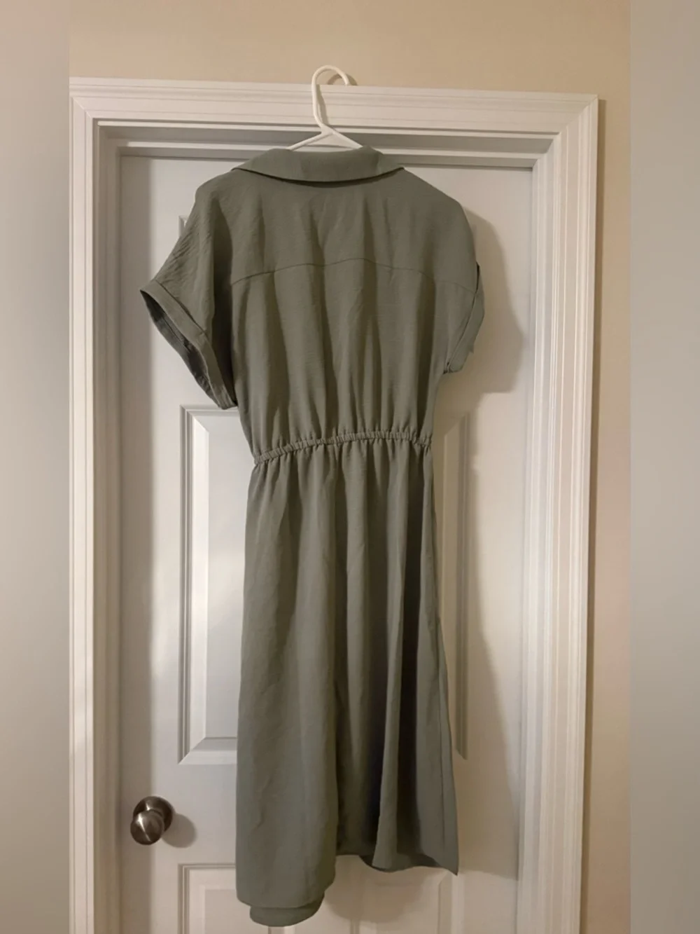 Maurice's Collared Wrap Midi Dress - Medium NWT - So Stylish & Flattering! - Picture 4 of 5